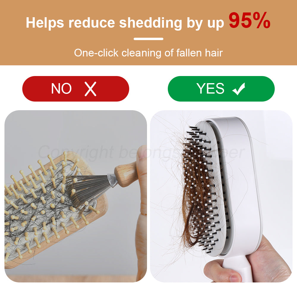 Self Cleaning Hairbrush For Women™