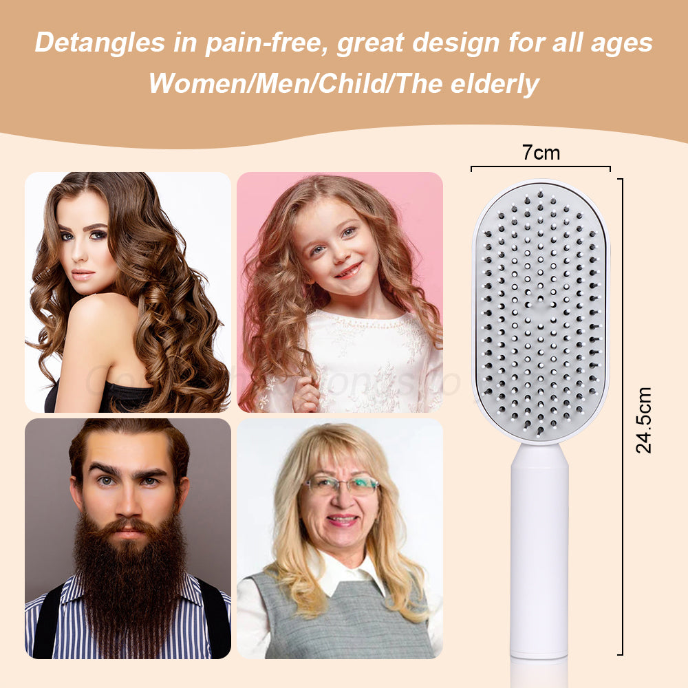 Self Cleaning Hairbrush For Women™