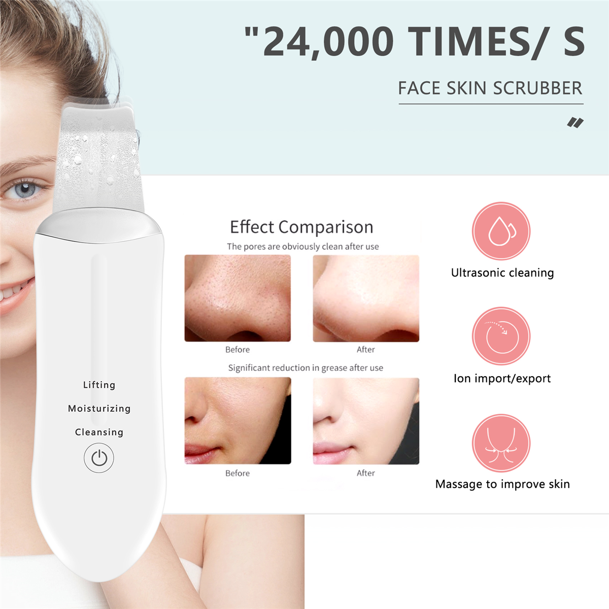 Ultrasonic Exfoliating Skin Scrubber®